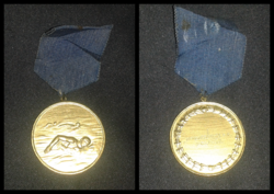 MUNKAERŐTARTALÉK S.E. 1952 I.oszt díj Kitüntetés/érme ( eredeti szalagos )