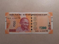 India-200 Rupia 2018 UNC