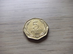 5 Pesos 1993 Chile