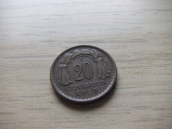 20 Centavos 1949 Chile