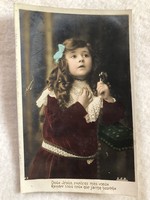 Antique, old postcard - post clean -7.