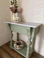 Vintage olive console table