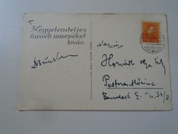 D200038  Képeslap 1930's Brückner József esztergomi kanokok aláírásával Don Bosco ny. K. Sávely D.