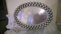 Special price! Silver tray oval mark, 27X18.5 cm 194 g