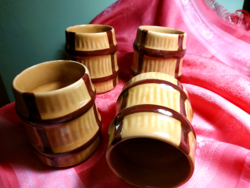 4 pcs. Barrel mug!