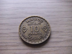 10 Francs 1952 Morocco