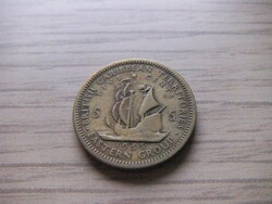 5 Cent 1955 Kelet-Karib Területek