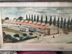A Heves vármegyei Gyöngyös-  gyümölcs csomagoló épületének terve 1934