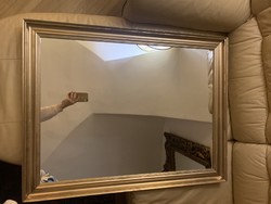 Nice antique mirror with a clean shape