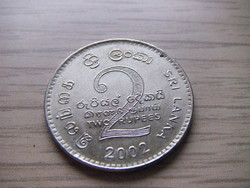 2 Rupie  2002  Srí-lanka