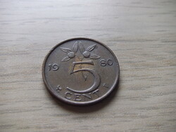 5 Cent 1980 Netherlands
