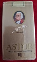A curiosity! Astor finest luxury 100's unopened pack of cigarettes!!