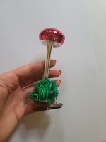 Old glass mushroom Christmas tree decoration with tweezers!!!