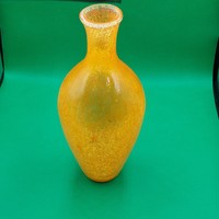 Carcagi veil glass vase is orange