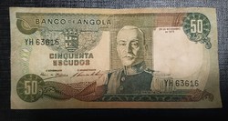 Portuguese Angola 50 escudos 1972