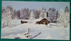 Karácsonyi képeslap - postatiszta