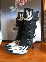 New rock nrk stiletto western boots - size 37, new
