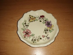 Zsolnay butterfly porcelain ashtray - diameter 12.5 cm (26/d)