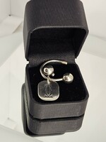 Silver cartier key ring