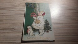Antik Üdvözlő képeslap. Karácsonyi.