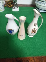 Three small porcelain souvenirs in one.