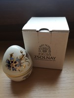 Zsolnay standing egg bonbonier small for sale