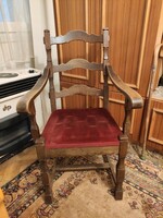Rustic retro throne chair