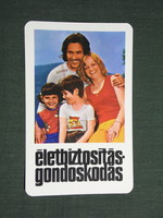 Card calendar, state insurance, family model, 1977, (4)
