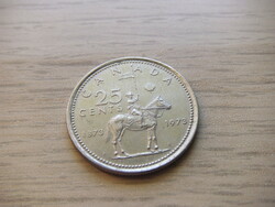 25 Cent 1973  Kanada ( 100 Éves a Kanadai Királyi Rendőrség )