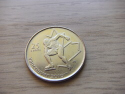 25 Cent 2009 - 2010 Canada (speed skating)