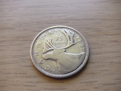 25 Cent 1937  Kanada ( Ezüstérme )