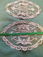 Lace tablecloth 34*24 cm 2 pieces in one