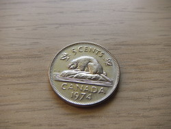5 Cent 1974  Kanada