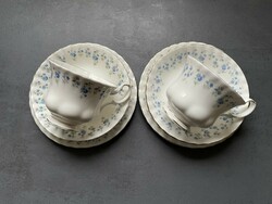 Wonderful royal albert memory lane English bone china tea breakfast set with forget-me-nots