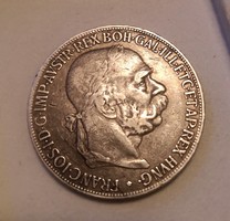 1900 Austrian 5 kroner ag 900