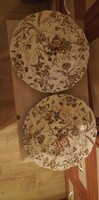 2 pieces of antique hüttl tivadar plate