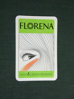 Card calendar, florena cosmetic products from the ndk, graphic artist, 1977, (4)