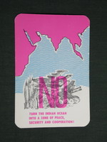 Card calendar, United World Youth Federation for Peace, Budapest, graphic artist, 1977, (4)