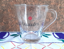 Douwe egberts long coffee glass mug - omnia -