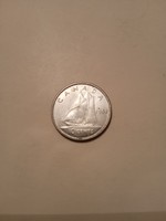 1968.Ezüst Canada 10 cent. Szép!