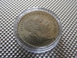 1877 About Körmöcbánya silver 1 ft. forint in capsule unc.