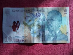 10 Lei Romanian banknote