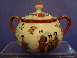 Chinese scene sugar bowl ca 1920