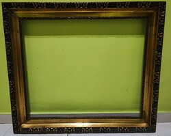 Beautiful antique gilded wide frame, good size painting mirror frame picture frame. 50 X 60 cm picture size