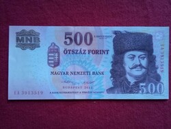 500 HUF paper money, unfolded, in beautiful condition, 2013 unc