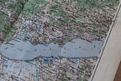 Antik régi Balaton Balaton-felvidék Káli-medence Pápa térkép