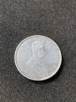 József Ferenc millennium silver 1 crown 1896