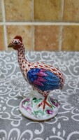 Rare guinea fowl with scale pattern from Herend