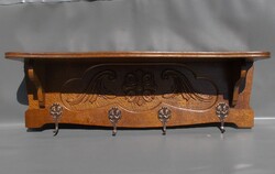 Neo-Baroque Chippendale style carved wooden hall hanger d