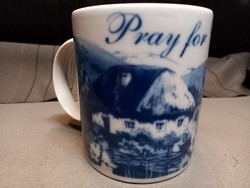 Pray for ukraine! Kiev Ukrainian porcelain mug